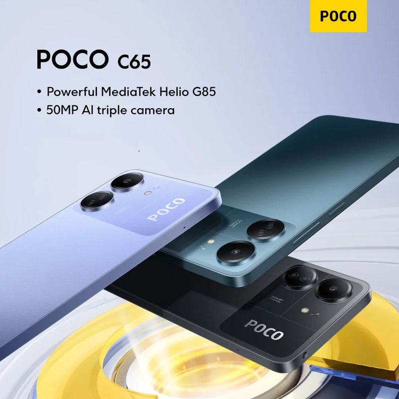 Android POCO C65 Xiaomi - 8GB 256GB 6.74" ultra-large Display 50MP Triple Camera 5000mAh NFC POCOC65